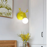 Nordic Wall Sconce  Antler Design Wood Accent - Product detail 5