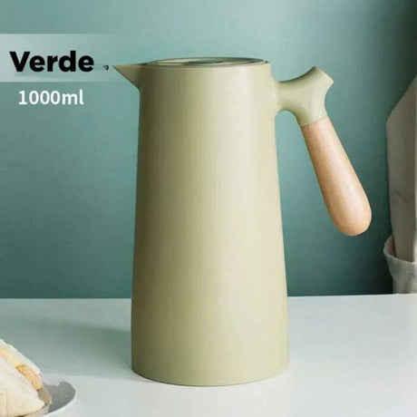 Nordic Thermal Carafe  Wood Handle Black Stainless Steel - Product detail 8