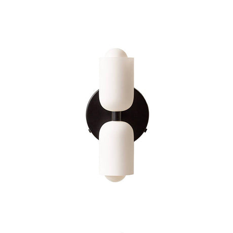 Nordic Wall Light  Brass  White Glass Double Sconce - Product detail 5