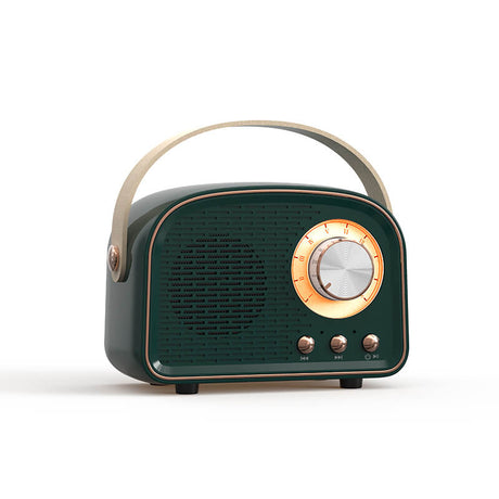 Retro Bluetooth Speaker  Vintage Radio Design with Handle - Product detail 9