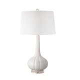 Modern Ceramic Table Lamp  Blush Pink Base with White Shade - Product detail 24