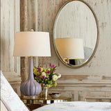 Modern Ceramic Table Lamp  Blush Pink Base with White Shade - Product detail 18