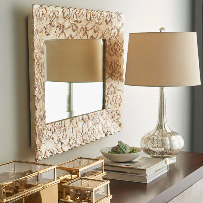 Modern Ceramic Table Lamp  Blush Pink Base with White Shade - Product example