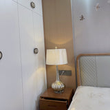 Modern Ceramic Table Lamp  Blush Pink Base with White Shade - Product detail 21