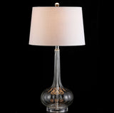 Modern Ceramic Table Lamp  Blush Pink Base with White Shade - Product detail 8