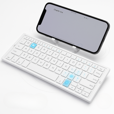 Foldable Bluetooth Keyboard  Magnetic Phone Stand Design - Product detail 8