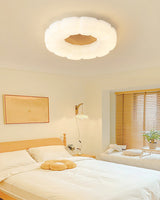 Modern Floral Ceiling Light  White Acrylic Petal Design - Product detail 7