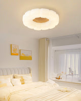 Modern Floral Ceiling Light  White Acrylic Petal Design - Product detail 9