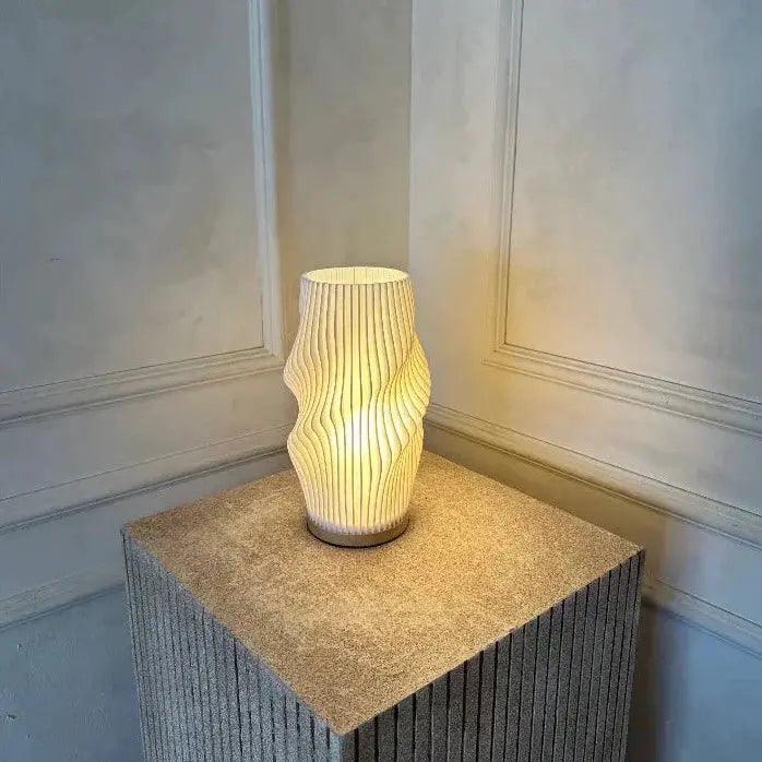 Modern Table Lamp  Sculptural Wave Design - Product detail 8