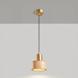 Modern Japanese Pendant Light  Brass Black Cylinder Design - Product detail 12
