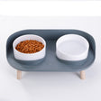 Elevated Pet Food Bowl Set  Ergonomic Raised Feeding Station - Detailed view