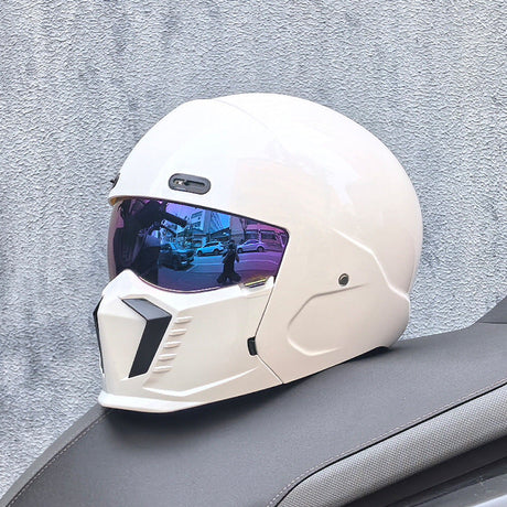 Full Face Motorcycle Helmet  Matte Black Racing Design - Product detail 11