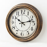 Vintage Wall Clock  Distressed Blue Frame Design - Product detail 4