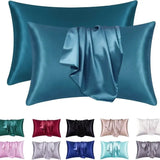 Satin Pillowcase Set  Hypoallergenic Double-Sided Silk Feel - Product detail 5