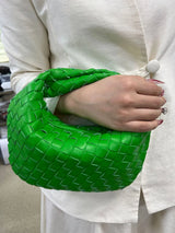 Woven Leather Hobo Bag  Intrecciato Pattern Design - Product detail 15