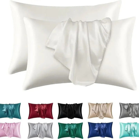 Satin Pillowcase Set  Hypoallergenic Double-Sided Silk Feel - Product detail 6