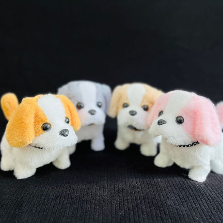 Interactive Plush Puppy  Walking  Barking Soft Toy - Product showcase