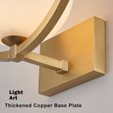 Modern Glass Wall Lamp  Circular Globe Design - Product detail 6