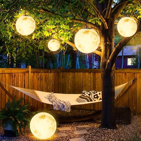 Celestial Garden Light  Weatherproof LED Moon Sphere - Product detail 6