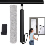 Extendable Glass Squeegee  Telescopic Stainless Steel Design - Product showcase