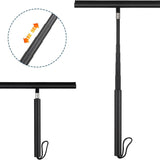 Extendable Glass Squeegee  Telescopic Stainless Steel Design - Detailed view