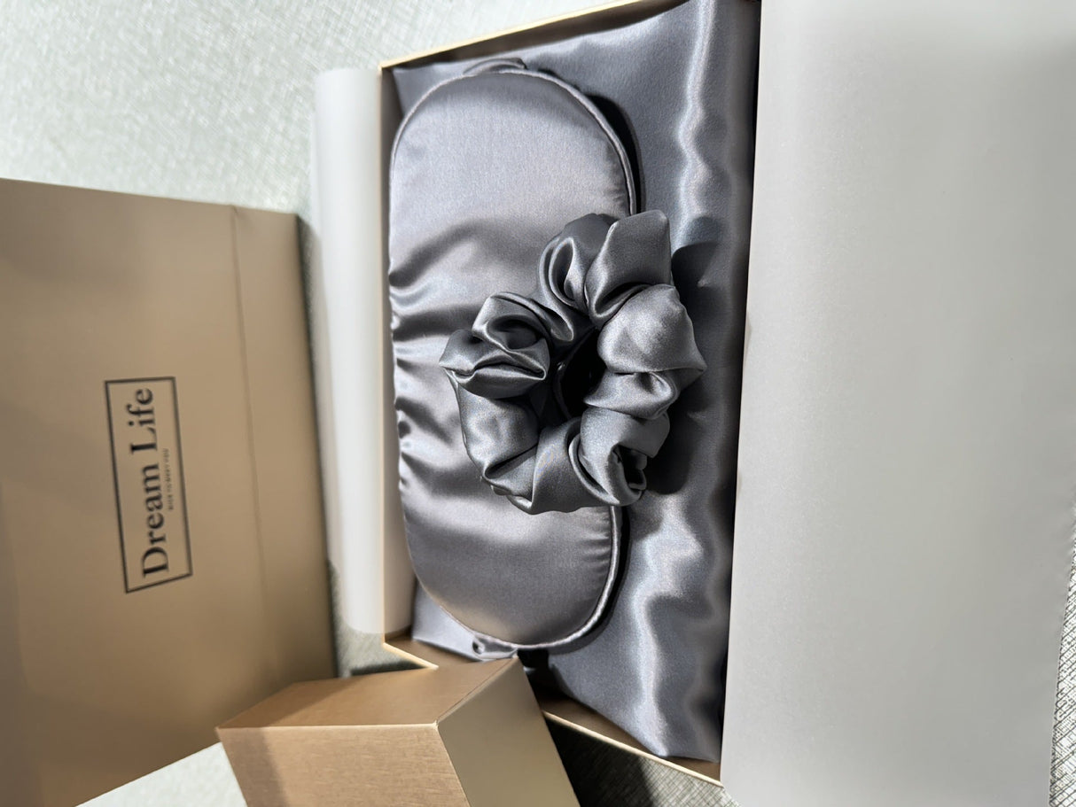 Luxury Silk Sleep Set  Mulberry Silk Pillowcase With Eye Mask - Product detail 13