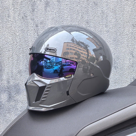 Full Face Motorcycle Helmet  Matte Black Racing Design - Product detail 8