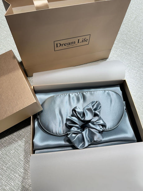 Luxury Silk Sleep Set  Mulberry Silk Pillowcase With Eye Mask - Product detail 5