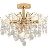 Crystal Ceiling Chandelier  Curved Branch Design with LED Lights - Product detail 9