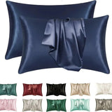 Satin Pillowcase Set  Hypoallergenic Double-Sided Silk Feel - Product detail 12