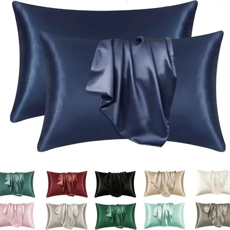Satin Pillowcase Set  Hypoallergenic Double-Sided Silk Feel - Product detail 12