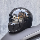 Full Face Motorcycle Helmet  Matte Black Racing Design - Product detail 6