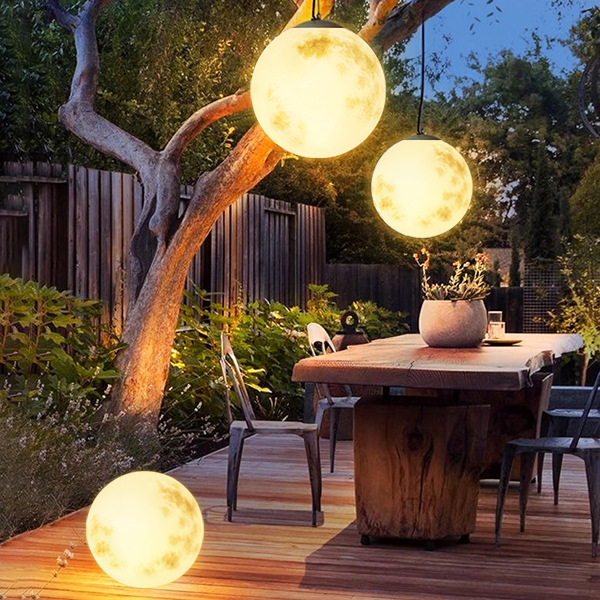 Celestial Garden Light  Weatherproof LED Moon Sphere - Product example