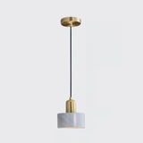 Modern Japanese Pendant Light  Brass Black Cylinder Design - Product detail 14