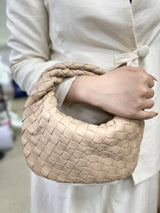 Woven Leather Hobo Bag  Intrecciato Pattern Design - Product detail 12