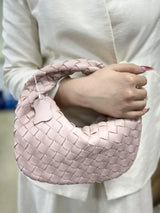 Woven Leather Hobo Bag  Intrecciato Pattern Design - Product detail 13