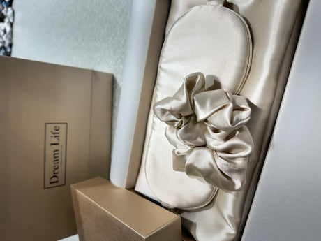 Luxury Silk Sleep Set  Mulberry Silk Pillowcase With Eye Mask - Product detail 9