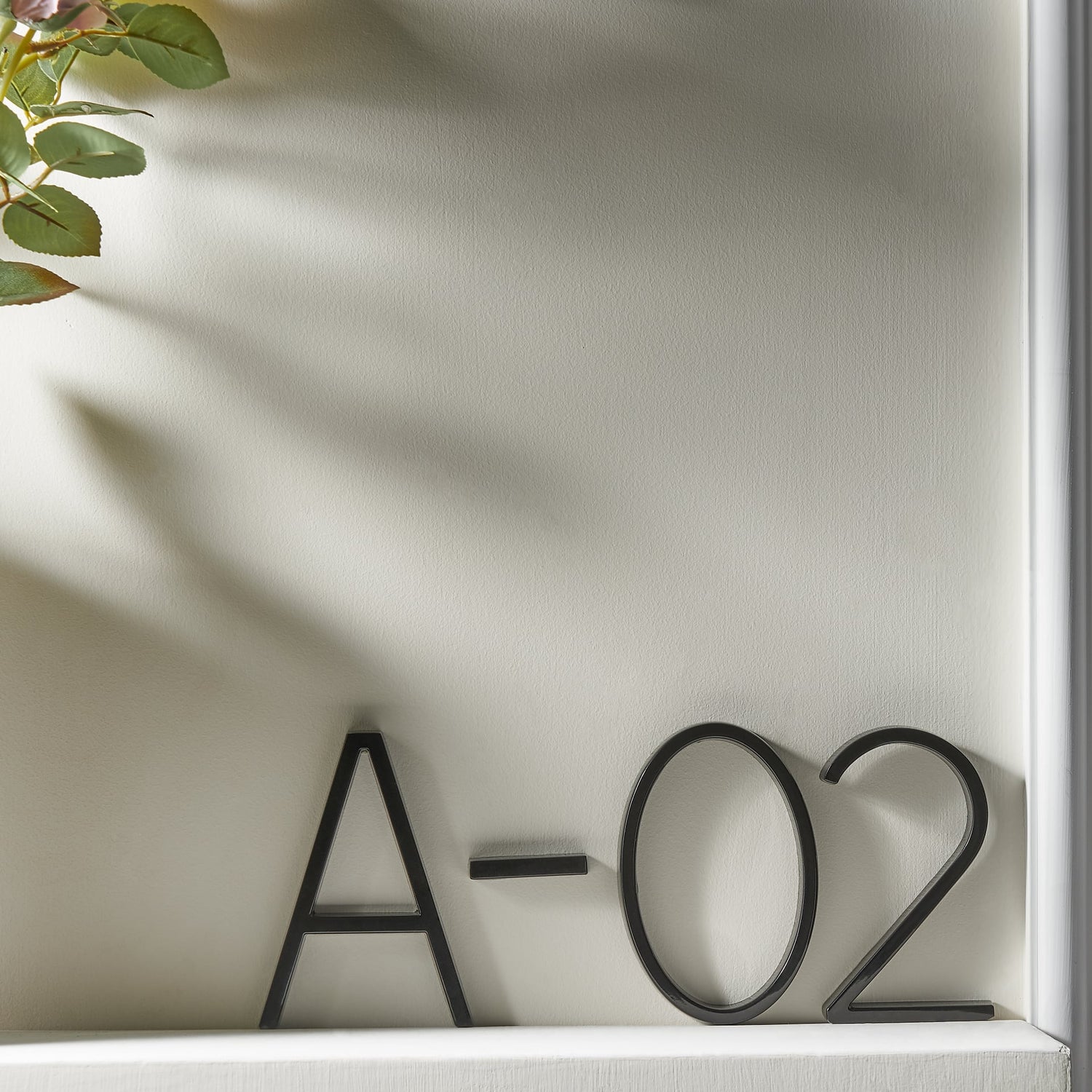 Modern Black House Numbers  Floating 3D Metal Design - Product detail 8