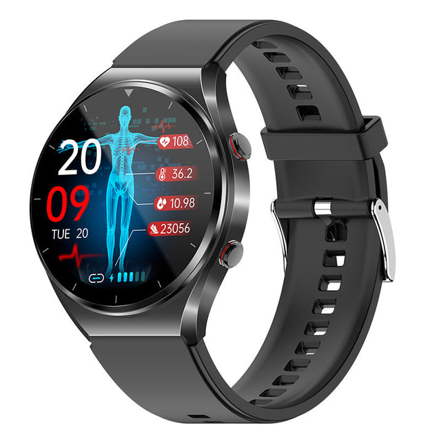 Health Monitoring Smart Watch  Advanced ECG  Blood Glucose Tracking - Product showcase