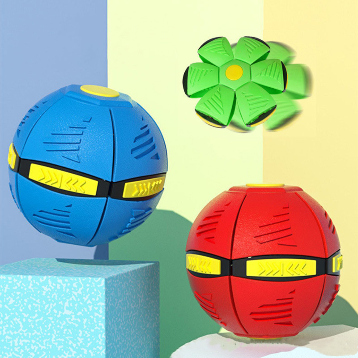 Transforming Pet Ball  Dual-Mode Play Disc with Floating Design - Product showcase