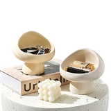 Modern Ceramic Key Holder  Mushroom-Shaped Storage Bowl - Detailed view