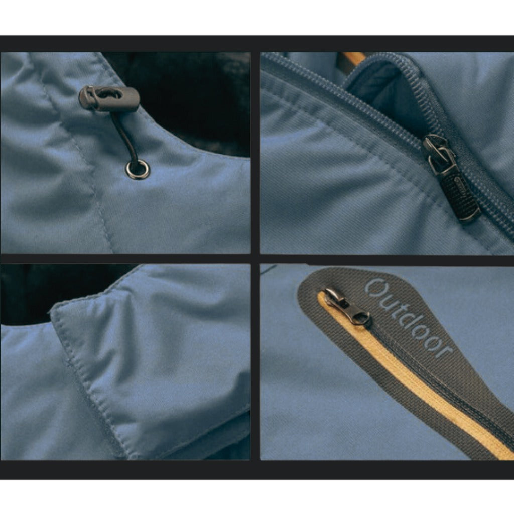 Winter Sports Jacket  Waterproof Fleece-Lined Performance Coat - Detailed view
