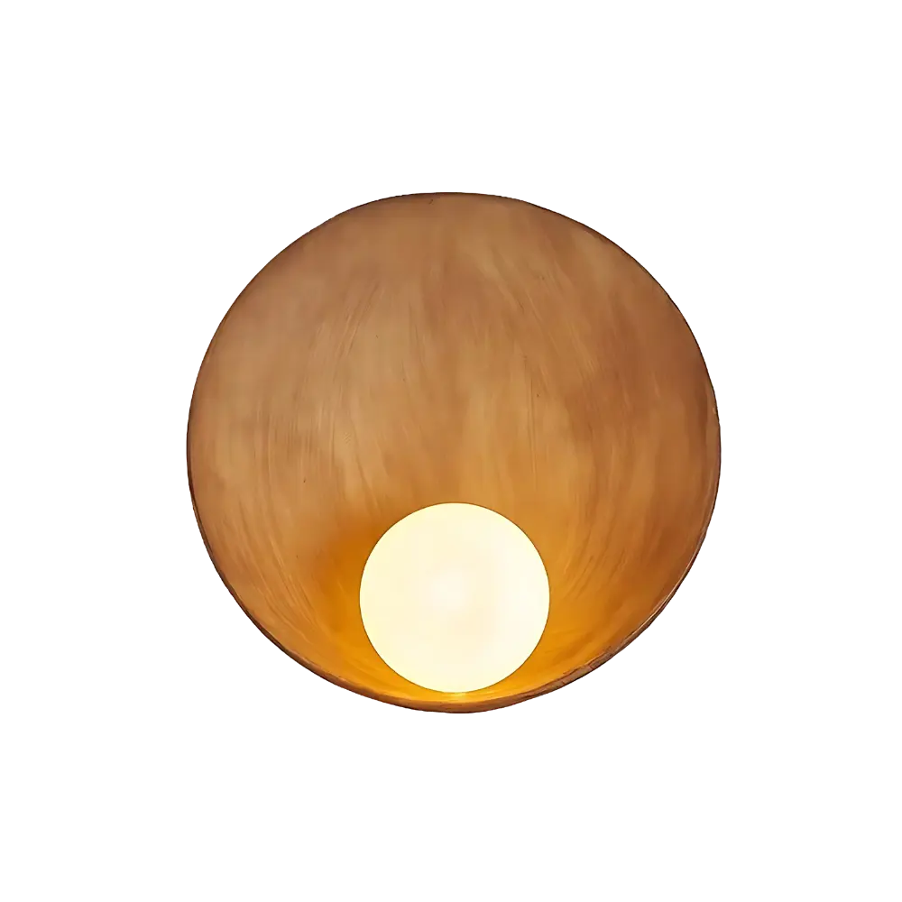Modern Dome Wall Light  Rustic Copper Finish - Product detail 7