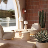 Ceramic Table Lamp  Terra Cotta Base with Glass Globe - Product detail 16