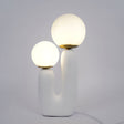 Modern Glass Table Lamp  Pink Resin Base With Dual Globes - Product detail 66