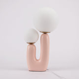 Modern Table Lamp  Dual Globe Glass Design - Product detail 10