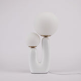 Modern Table Lamp  Dual Globe Glass Design - Product detail 5