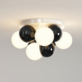 Modern Bubble Ceiling Light  Cream Glass Spheres Design - Product detail 16