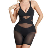Sculpting Body Shaper  Mesh Panel Compression Bodysuit - Product showcase