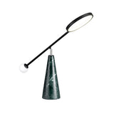 Modern LED Table Lamp  Green Marble Base with Adjustable Neck - Product detail 15